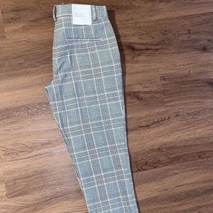 HM plaid suit pants